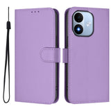 Xiaomi Redmi Note 17 (5G) EIDERWOOD Kunstlæder Flip Cover m. Strop & Kortholder - Lilla