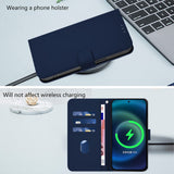 Xiaomi Redmi Note 17 (5G) EIDERWOOD Kunstlæder Flip Cover m. Strop & Kortholder - Blå