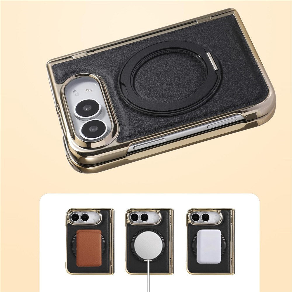 iPhone Duo EIDERWOOD Kunstlæder Cover m. Kickstand - MagSafe Kompatibel - Blå