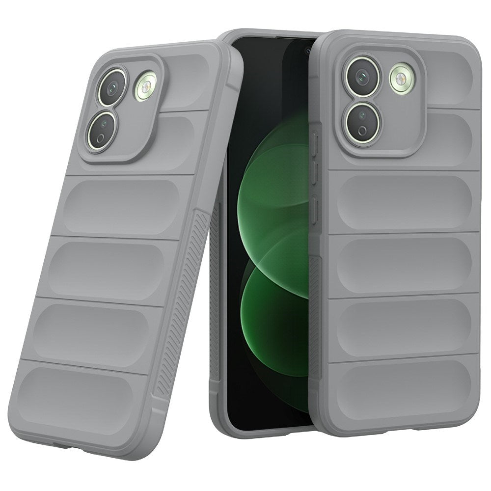 Xiaomi Redmi Note 17 Pro Max (5G) EIDERWOOD Rugged Plast Bagside Cover - Lysegrå