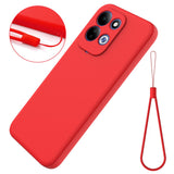 EIDERWOOD Xiaomi Redmi 17 (5G / 4G) Silikone Mobil Cover m. Strop - Rød