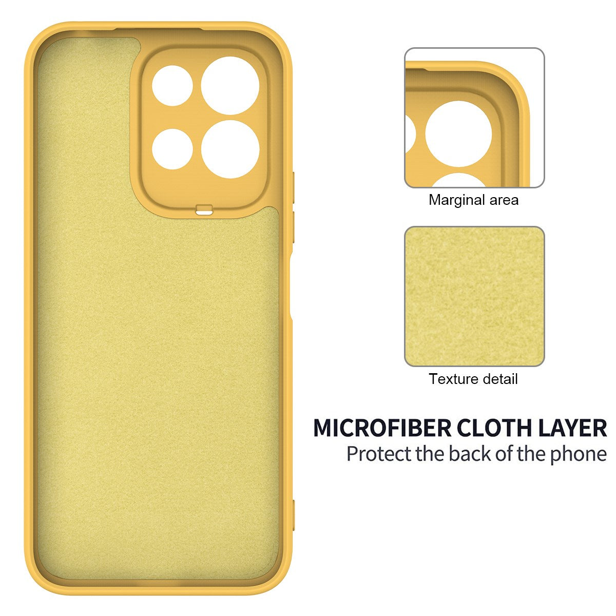 EIDERWOOD Xiaomi Redmi 17 (5G / 4G) Silikone Mobil Cover m. Strop - Gul