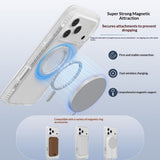EIDERWOOD iPhone 18 Pro Max / 17 Pro Max Mobil Cover m. Skærmbeskyttelse og Kickstand - MagSafe Kompatibel - Hvid / Gennemsigtig