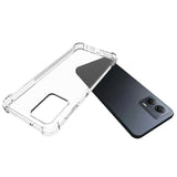 Motorola Moto G53 Shockproof Fleksibelt Plastik Bagside Cover - Gennemsigtig