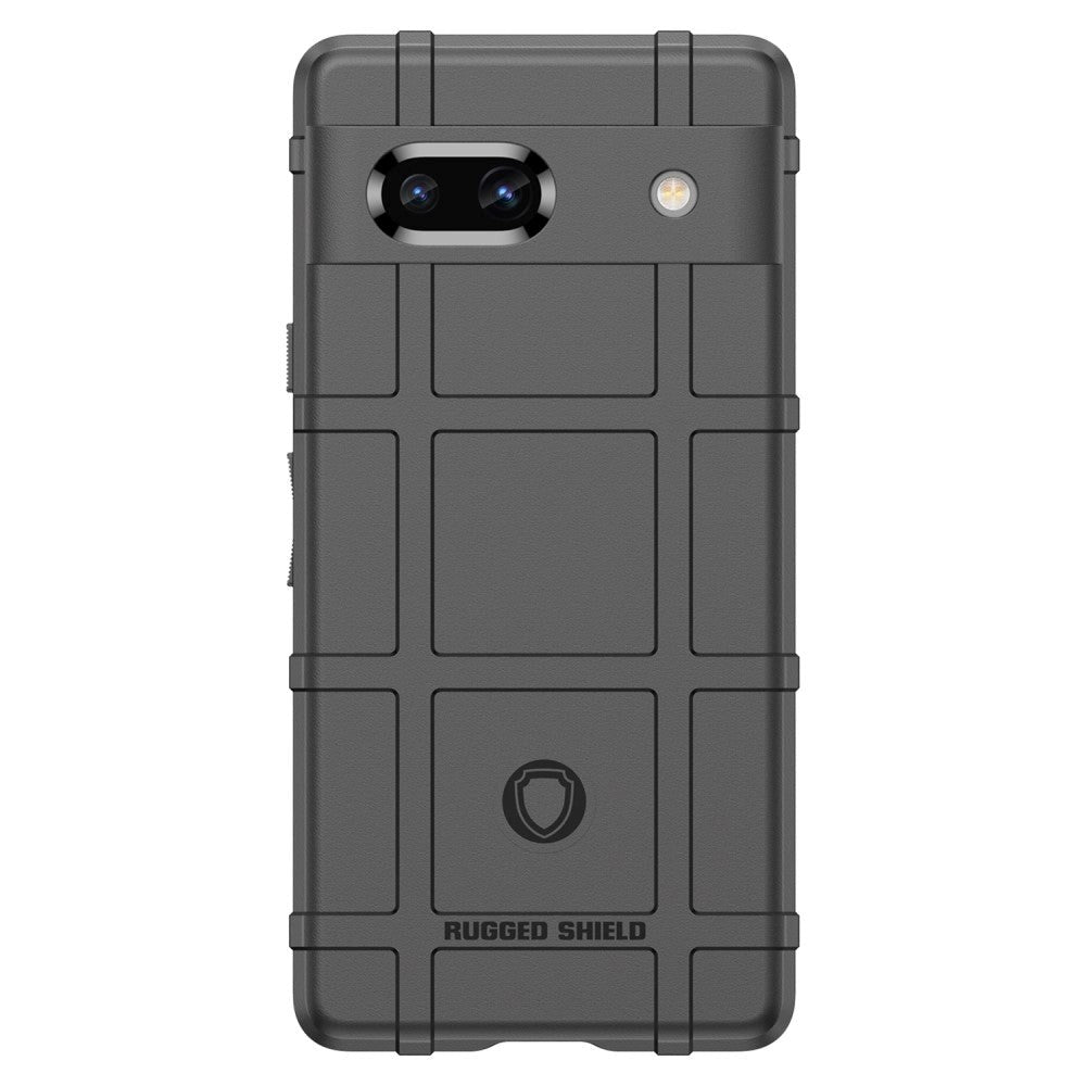 Google Pixel 7A Rugged Shield Series Håndværker Bagside Cover - Sort