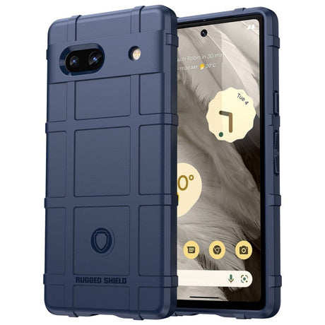 Google Pixel 7A Rugged Shield Series Håndværker Bagside Cover - Blå