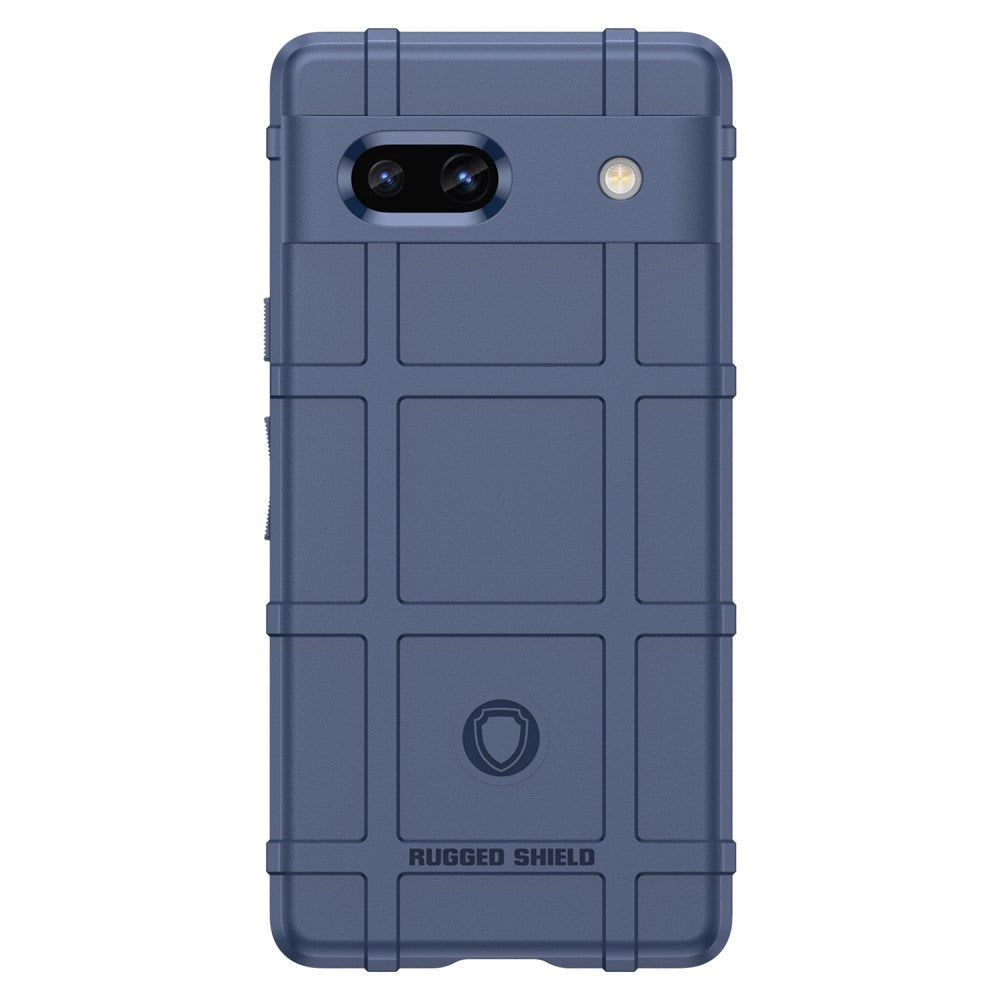 Google Pixel 7A Rugged Shield Series Håndværker Bagside Cover - Blå