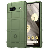 Google Pixel 7A Rugged Shield Series Håndværker Bagside Cover - Grøn