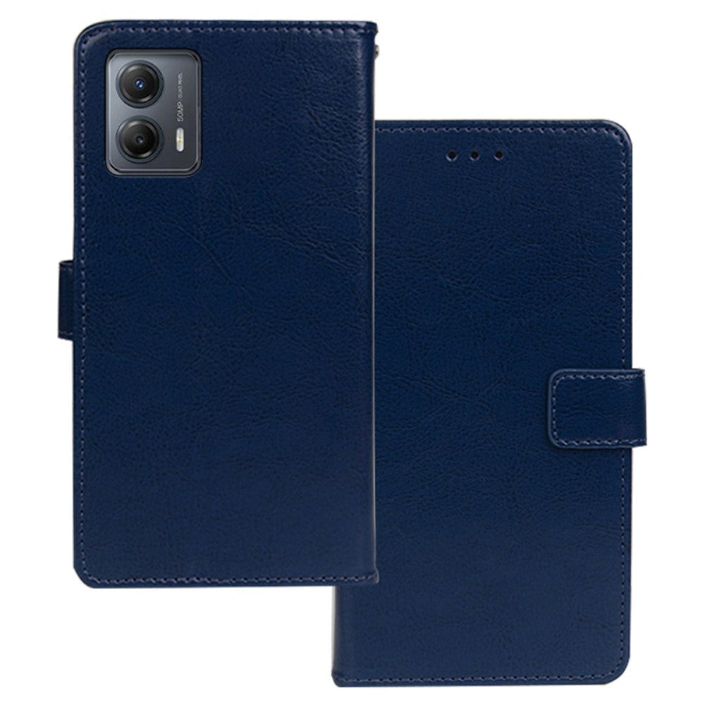 Motorola Moto G53 Flip Cover m. Kortholder - Blå