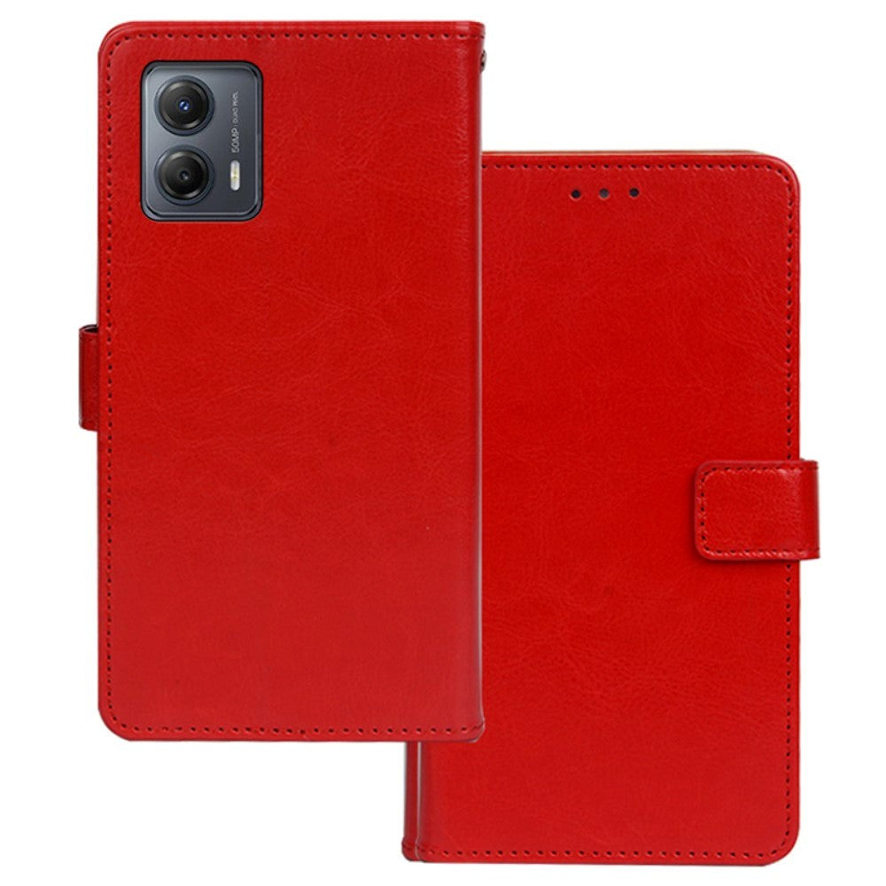 Motorola Moto G53 Flip Cover m. Kortholder - Rød