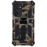 Samsung Galaxy A54 (5G) Hybrid Håndværker Bagside Cover m. Kickstand & Magnet - Army Grøn