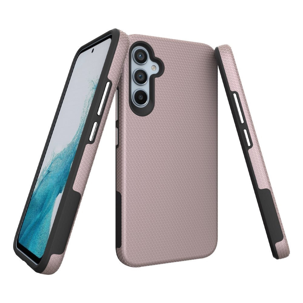 Samsung Galaxy A34 (5G) Håndværker Hybrid Bagside Cover - Rose Gold