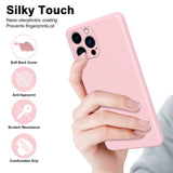 iPhone 12 Pro Liquid Silikone Bagside Cover - Lilla