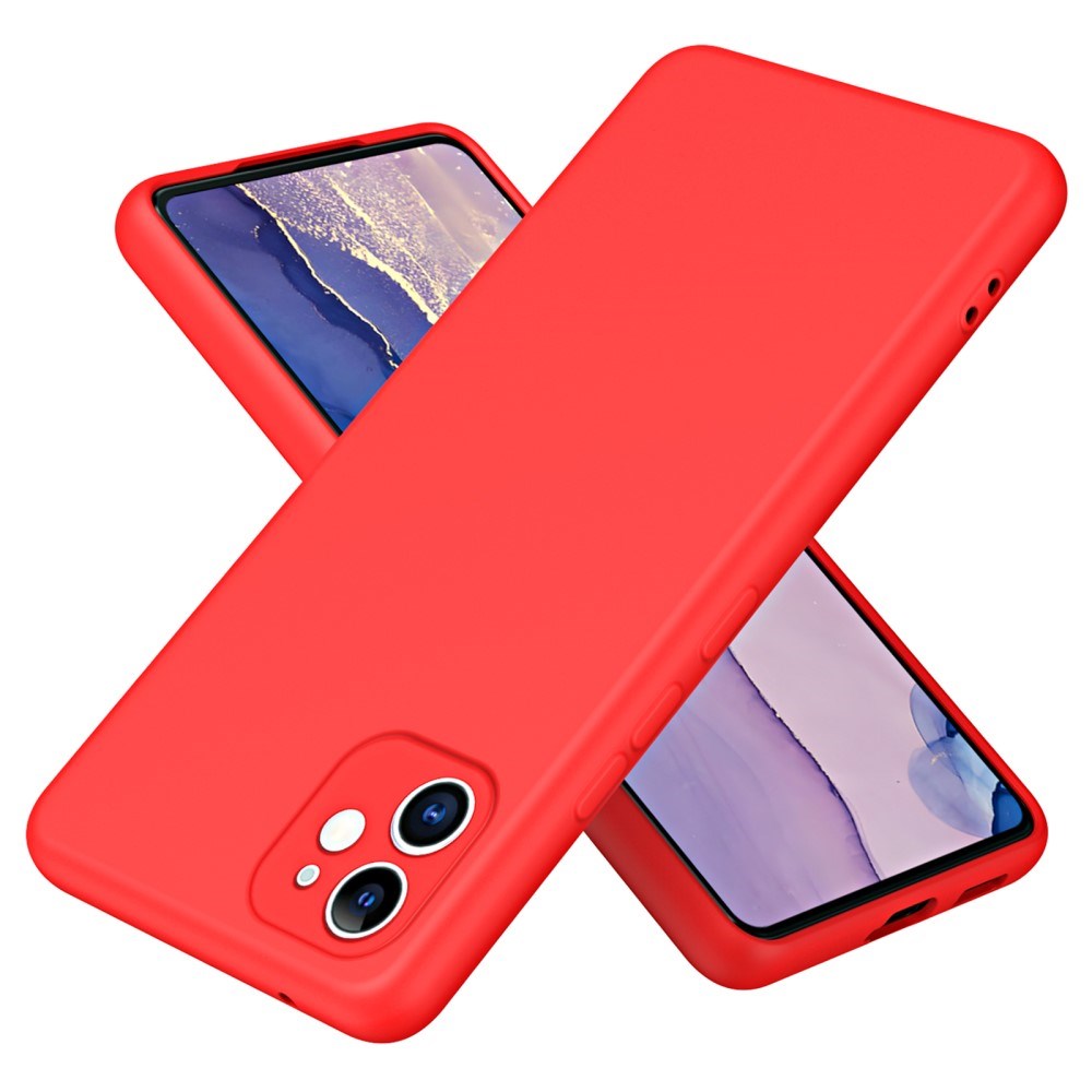 iPhone 11 Liquid Silikone Bagside Cover - Rød