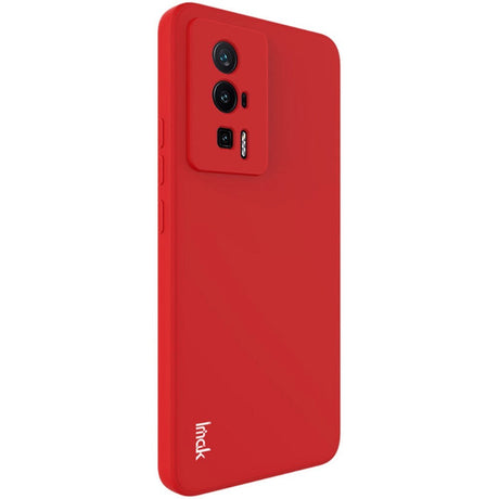 Xiaomi Poco F5 Pro IMAK UC-4 Series Fleksibel Plastik Bagside Cover - Rød