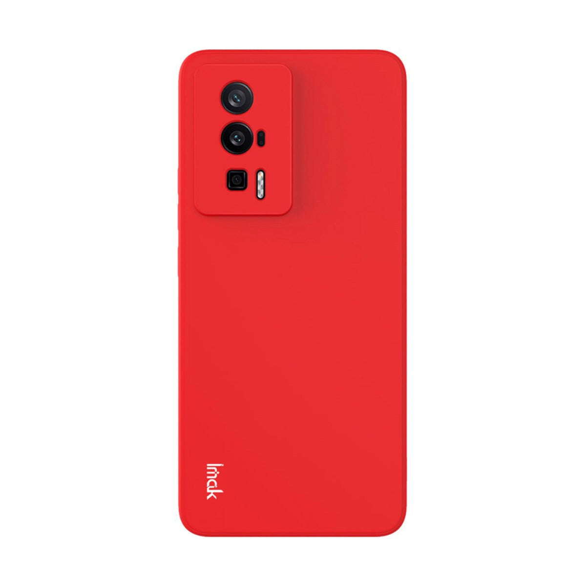 Xiaomi Poco F5 Pro IMAK UC-4 Series Fleksibel Plastik Bagside Cover - Rød