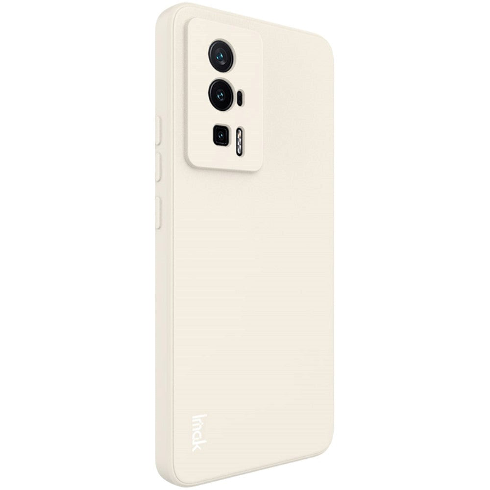 Xiaomi Poco F5 Pro IMAK UC-4 Series Fleksibel Plastik Bagside Cover - Hvid