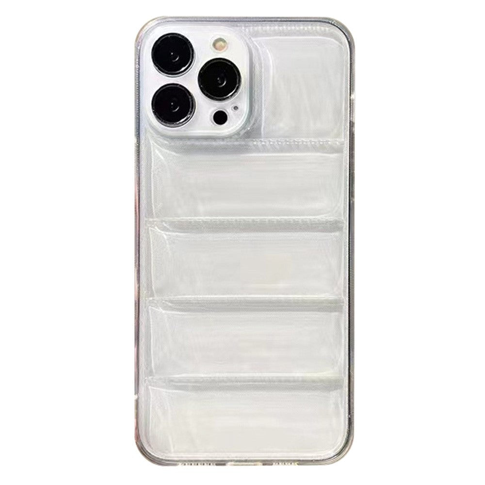 iPhone 13 Pro Max 3D Fleksibelt Plastik Cover - Gennemsigtig