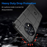 OnePlus 11 Rugged Shield Series Håndværker Bagside Cover - Sort