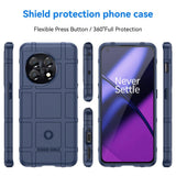 OnePlus 11 Rugged Shield Series Håndværker Bagside Cover - Blå