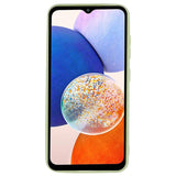 Samsung Galaxy A54 (5G) Mat Fleksibelt Plastik Bagside Cover - Grøn