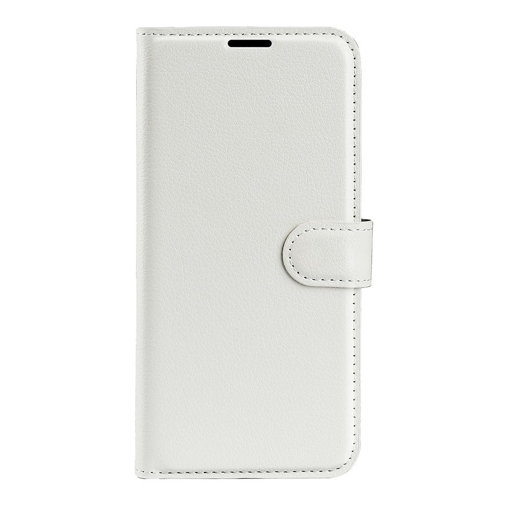 OnePlus 11 PU Litchi Læder Flip Cover m. Pung - Hvid