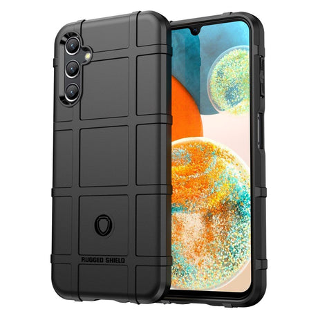 Samsung Galaxy A14 (5G) Rugged Shield Series Håndværker Bagside Cover - Sort