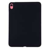 iPad 10.9 (2022) Liquid Silikone Shockproof Bagside Cover - Sort