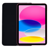 iPad 10.9 (2022) Liquid Silikone Shockproof Bagside Cover - Sort