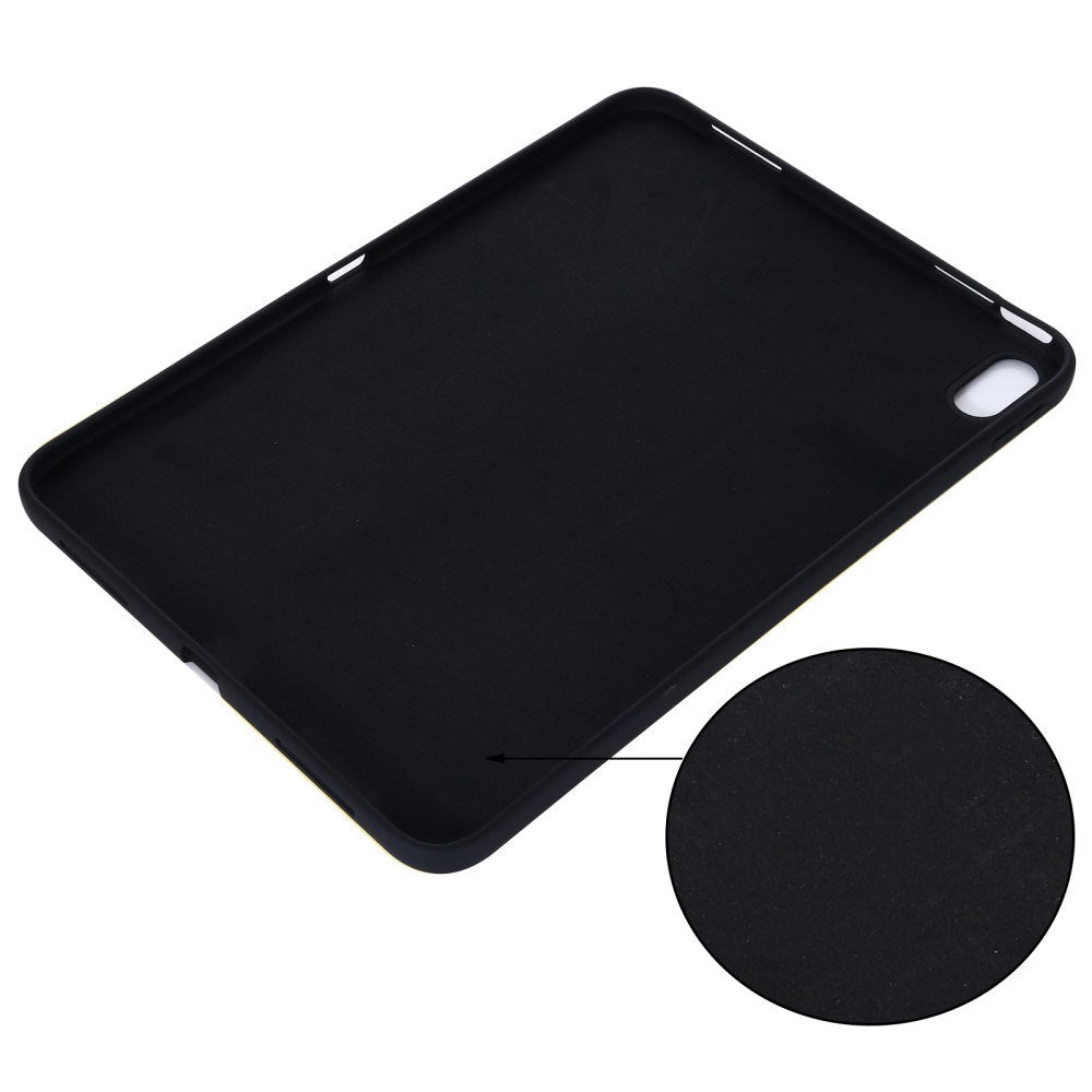 iPad 10.9 (2022) Liquid Silikone Shockproof Bagside Cover - Sort