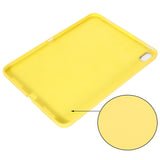 iPad 10.9 (2022) Liquid Silikone Shockproof Bagside Cover - Gul