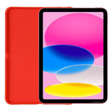 iPad 10.9 (2022) Liquid Silikone Shockproof Bagside Cover - Rød