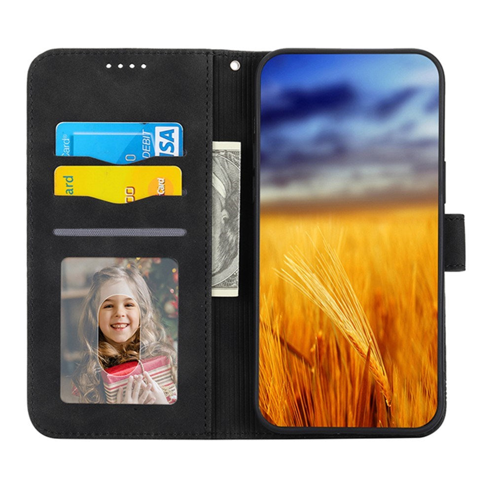 EIDERWOOD Xiaomi 12 Pro Kunstlæder Flip Cover m. Pung og Strop - Sort