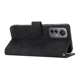 EIDERWOOD Xiaomi 12 Pro Kunstlæder Flip Cover m. Pung og Strop - Sort