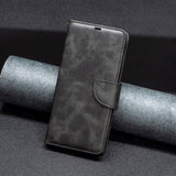 Motorola Moto G73 Læder Cover m. Pung og Strop - Sort