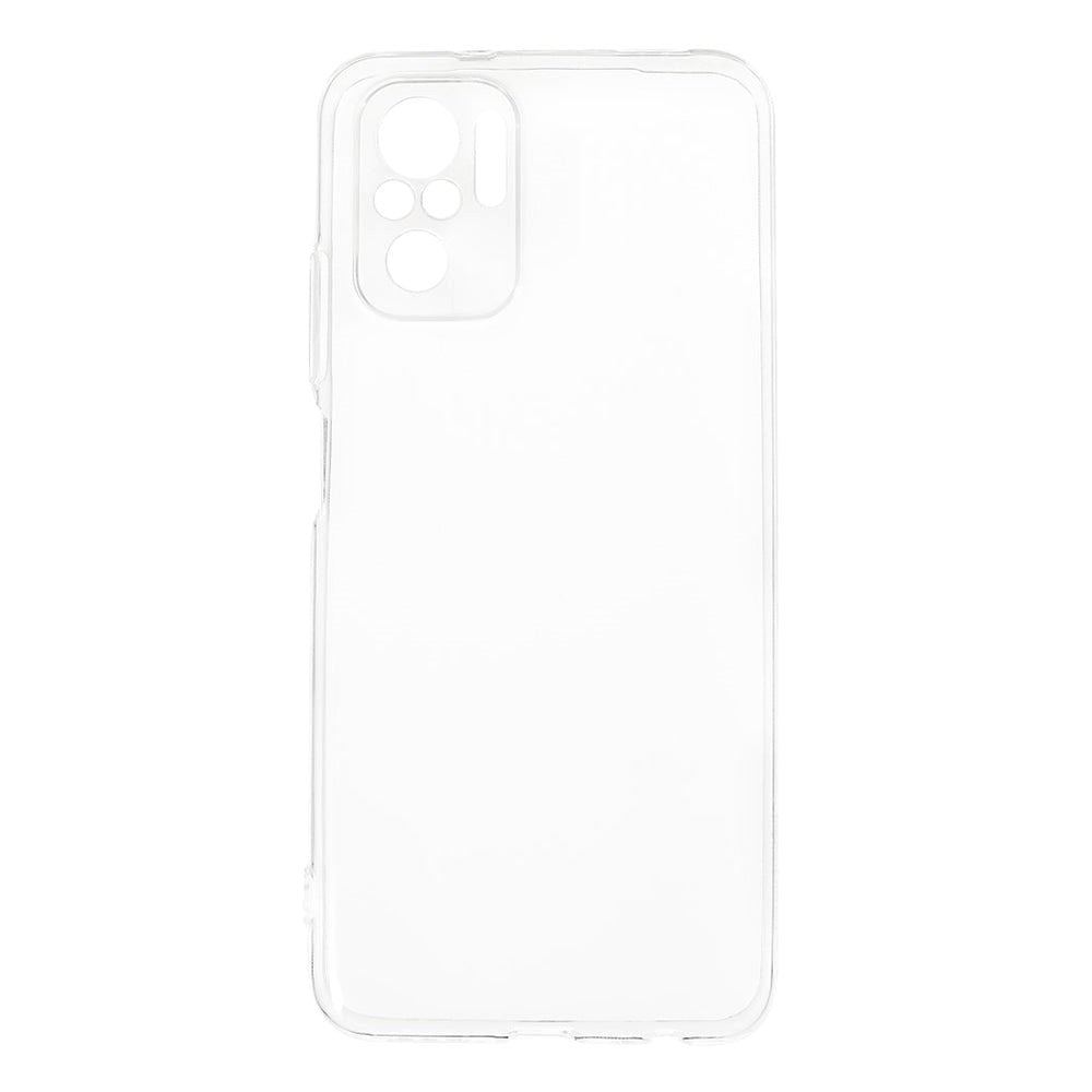 Xiaomi Poco M5S / Redmi Note 10S Fleksibelt Plastik Bagside Cover - Gennemsigtig