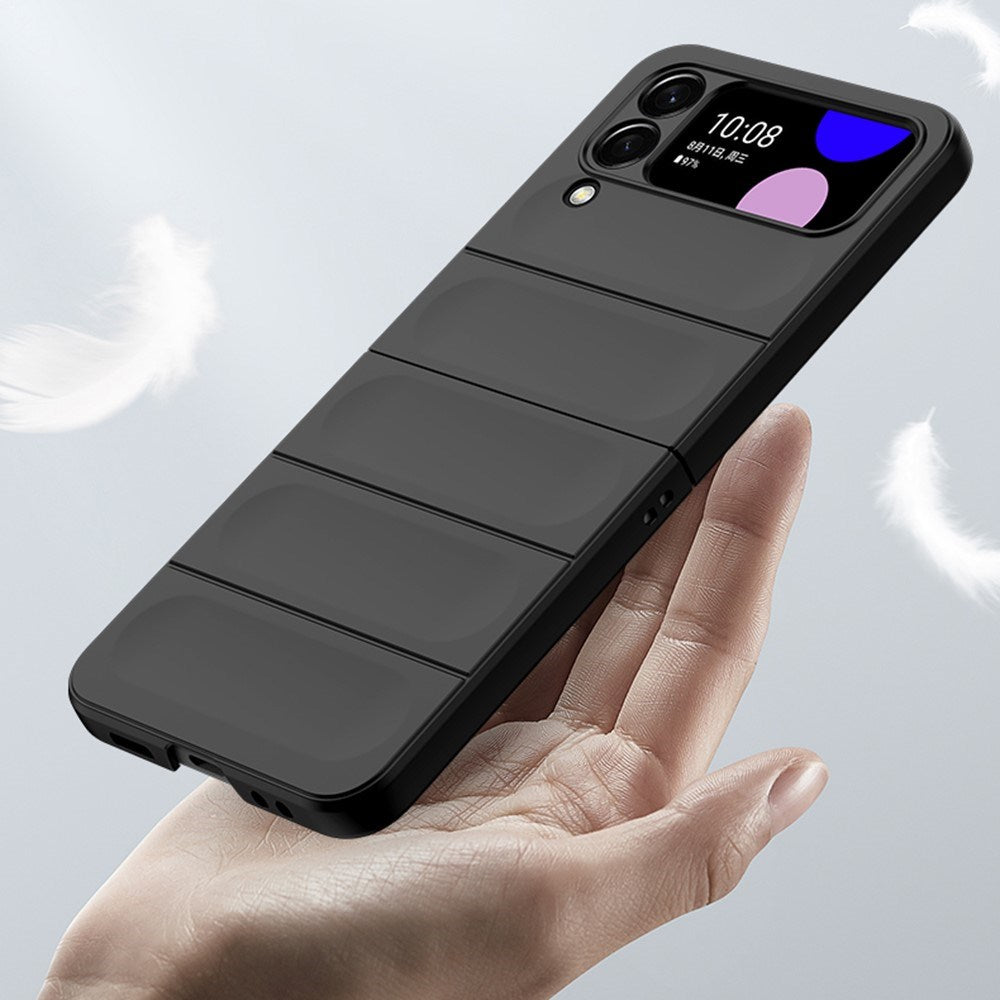 EIDERWOOD Samsung Galaxy Z Flip3 (5G) Hårdt Plast Bagside Cover m. Grip - Sort