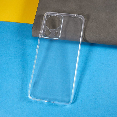 Xiaomi 13 Lite Fleksibelt Plastik Bagside Cover - Gennemsigtig