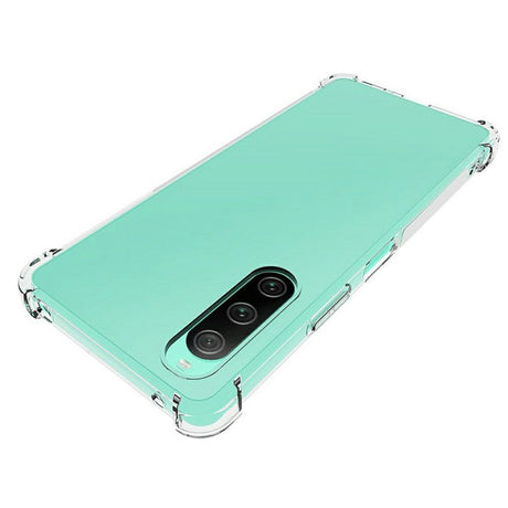 Sony Xperia 10 V Fleksibelt Plastik Bagside Cover - Gennemsigtig