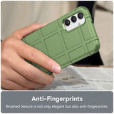 Samsung Galaxy A24 Rugged Shield Series Håndværker Bagside Cover - Grøn