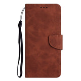 Xiaomi Redmi Note 12 Pro (5G) / Poco X5 Pro (5G) Læder Flip Cover m. Pung og Strop - Brun