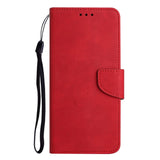 Xiaomi Redmi Note 12 Pro (5G) / Poco X5 Pro (5G) Læder Flip Cover m. Pung og Strop - Rød