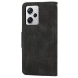 Xiaomi Redmi Note 12 Pro (5G) / Poco X5 Pro (5G) Læder Flip Cover m. Pung og Strop - Sort