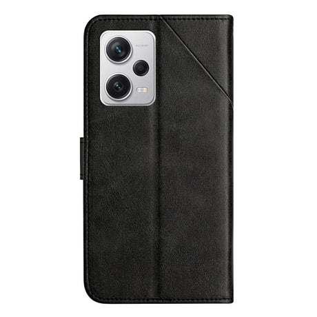 Xiaomi Redmi Note 12 Pro (5G) / Poco X5 Pro (5G) Læder Flip Cover m. Pung & Ståfunktion - Sort