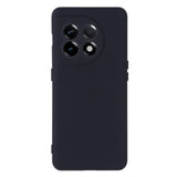 OnePlus 11 Liquid Silikone Bagside Cover m. Strop - Sort