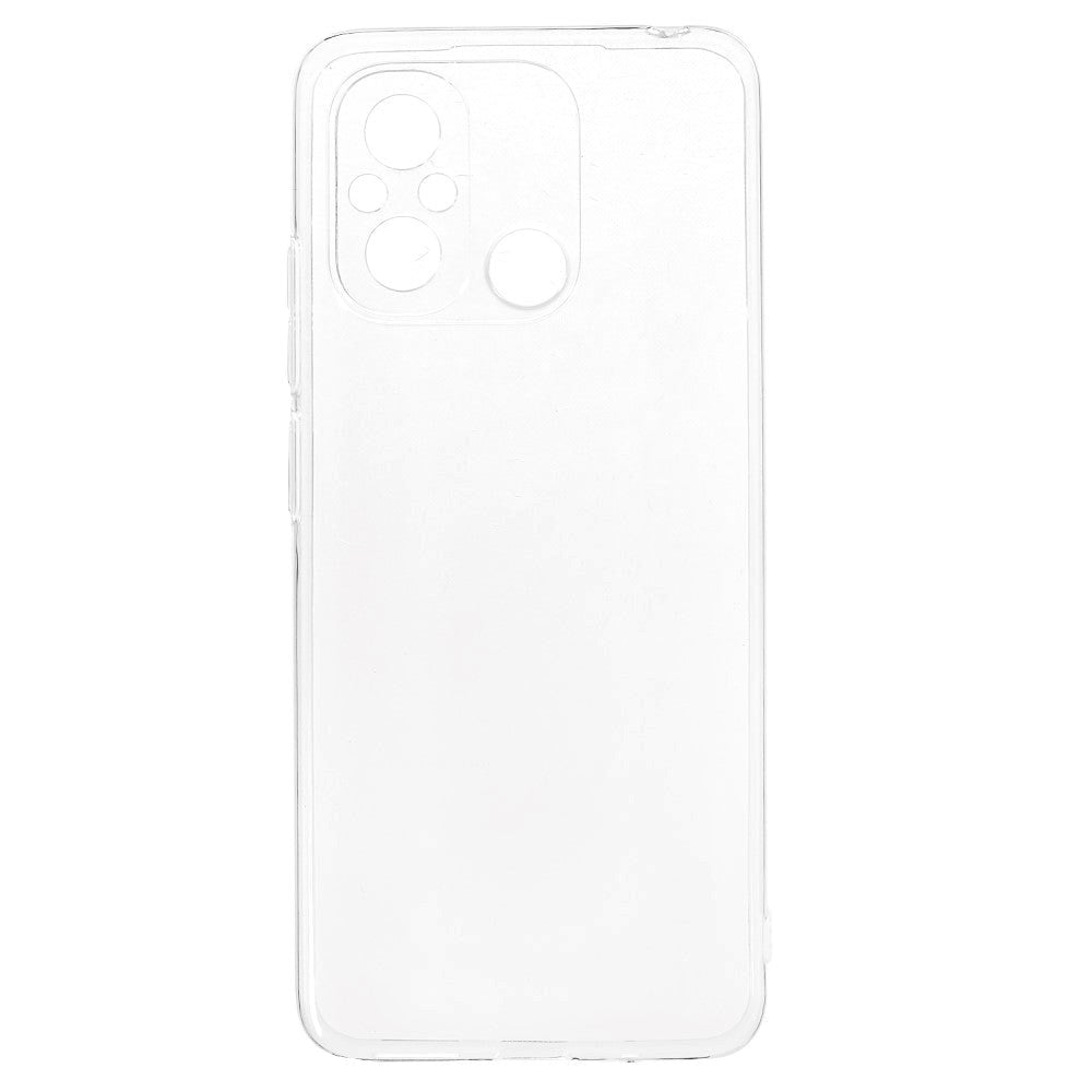 Xiaomi Redmi 12C Fleksibelt Plastik Bagside Cover - Gennemsigtig