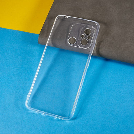 Xiaomi Redmi 12C Fleksibelt Plastik Bagside Cover - Gennemsigtig