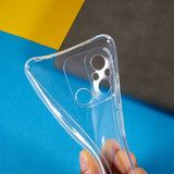 Xiaomi Redmi 12C Fleksibelt Plastik Bagside Cover - Gennemsigtig