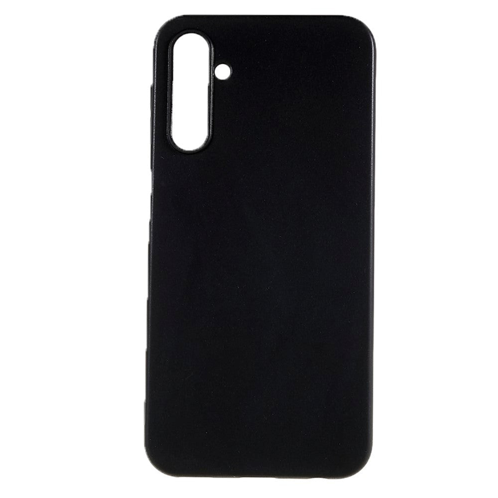 Samsung Galaxy A24 Mat Fleksibelt Plastik Bagside Cover - Sort