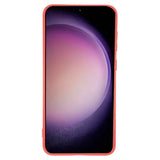 Samsung Galaxy S23 - EIDERWOOD Foret Fleksibelt Plast Cover - Mørkerød